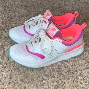 NEW BALANCE 997H WHITE PURPLE SHOES SNEAKERS